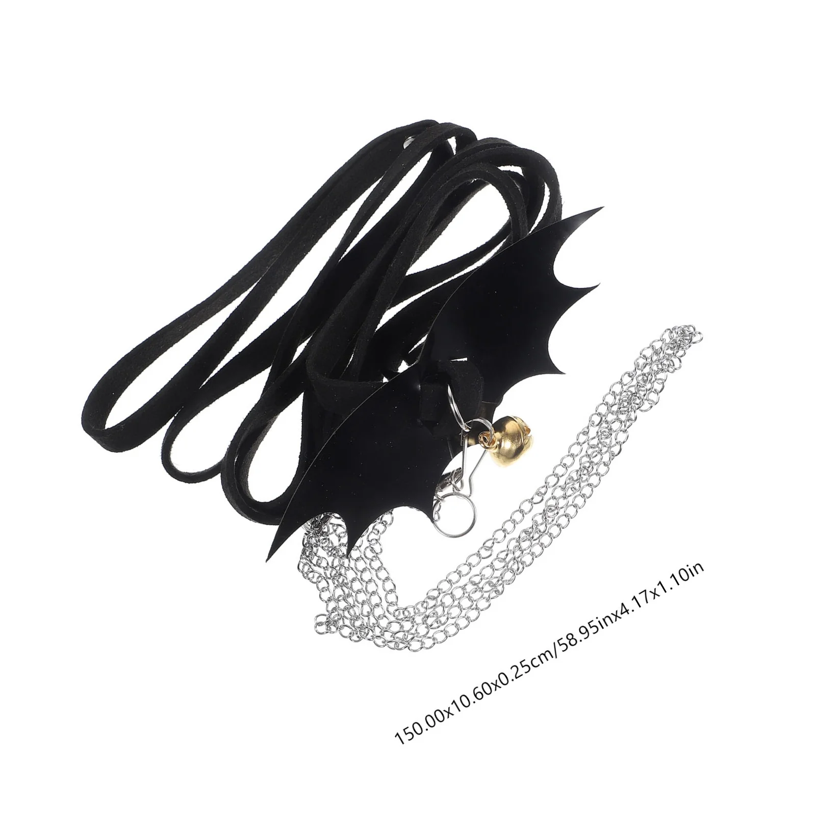 مقود حزام السلحفاة مع تصميم جناح، حبل قابل للتعديل للمشي في الهواء الطلق والزواحف، مقاس M أسود مريح