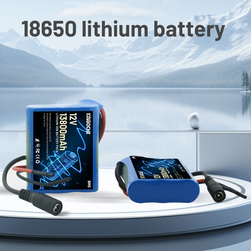 Special price 12V 18650 3S1P 3500mAh BMS lithium battery pack with built-in Bluetooth speaker, flashlight, GPS charging battery