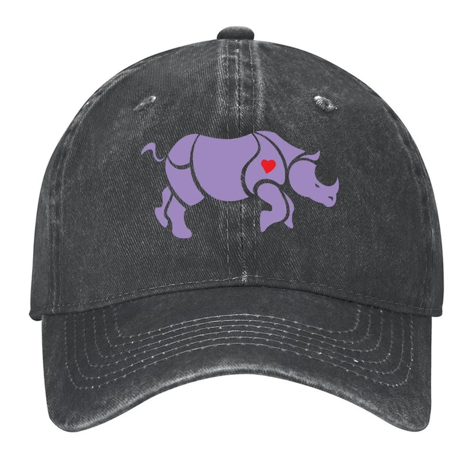 

Purple Rhinoceros Gay Symbol Baseball Cap Sports Cap Hat Baseball Cap beach hat Designer Hat Women's 2025 Men's