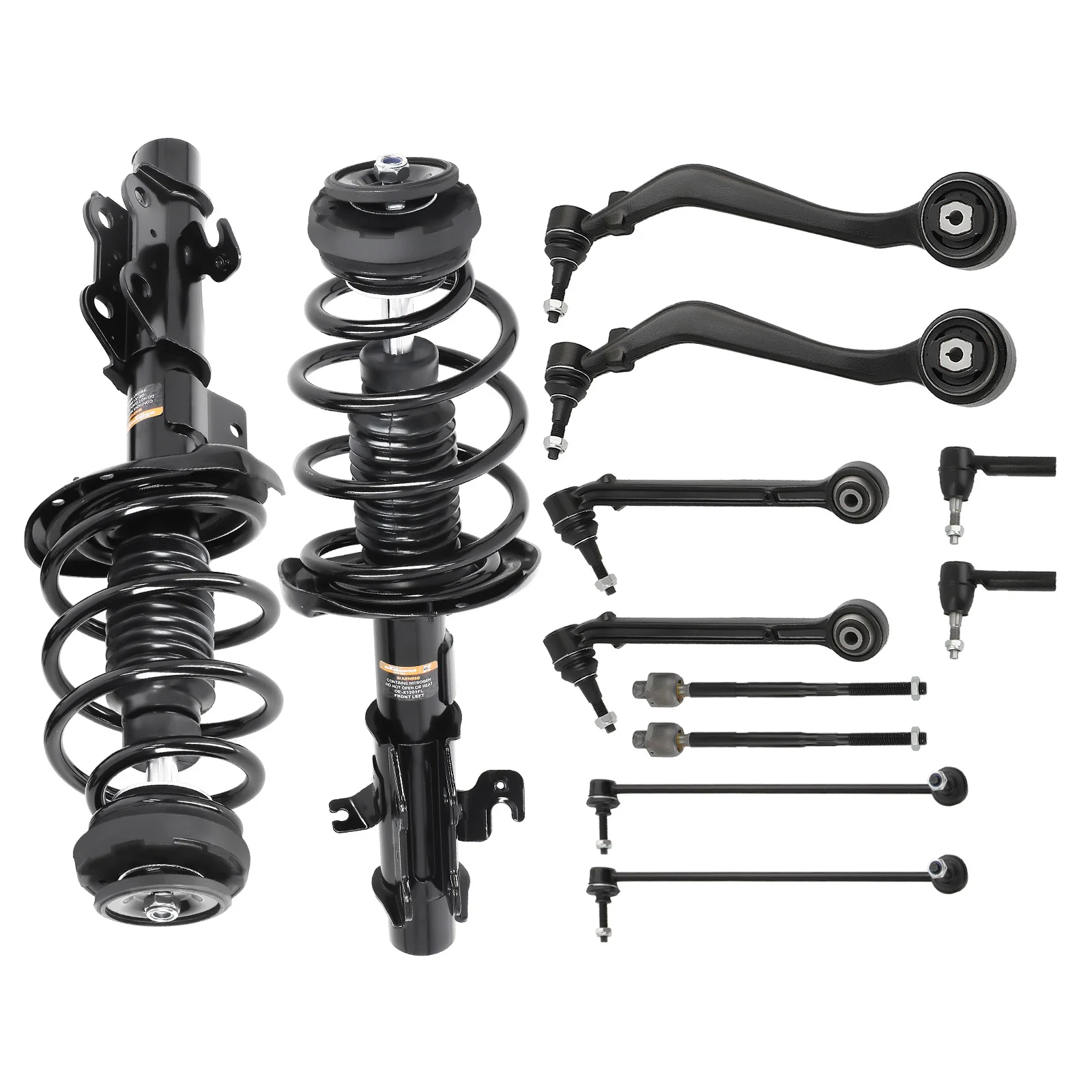 Front Suspension Kits Control Arms Sway Bar with Shock Absorber Strut for Chevrolet Camaro 3.6L V6 2013-2015  818324 882578