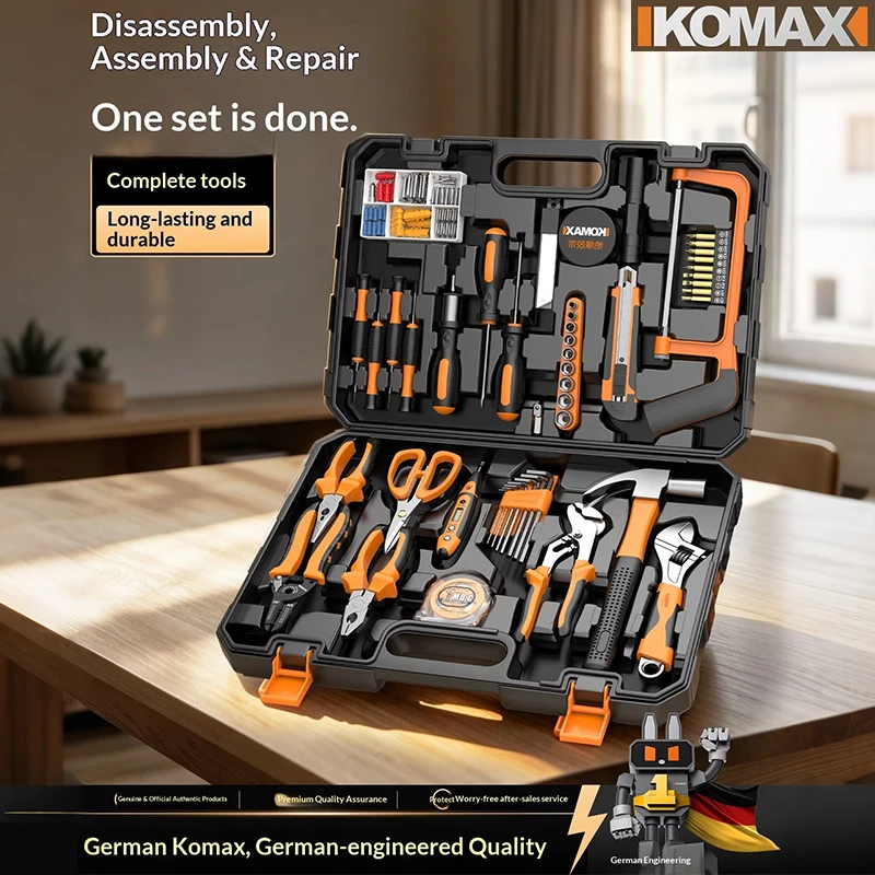Household Combination Tool Set Electricians Multifunctional Hardware Repair Kit Complete Home Toolbox Alloy Steel Universal