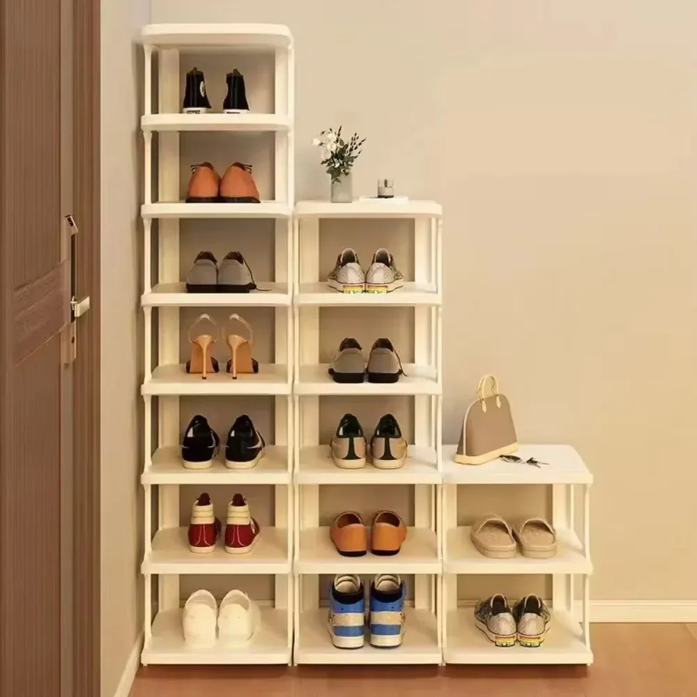 Multi Layer Vertical Shoe Rack Dormitory Saving Space Foldable Wall Porch Corner Shoes Cabinets Removable Shoe Cabinets for Home