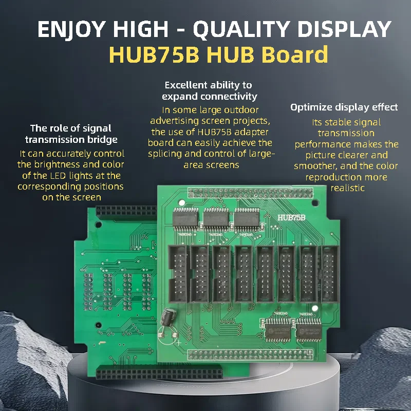 كامل اللون شاشة LED HUB75B led محور المجلس 1-16 مسح led مجلس الوزراء استقبال محور المجلس دعم جميع العلامات التجارية