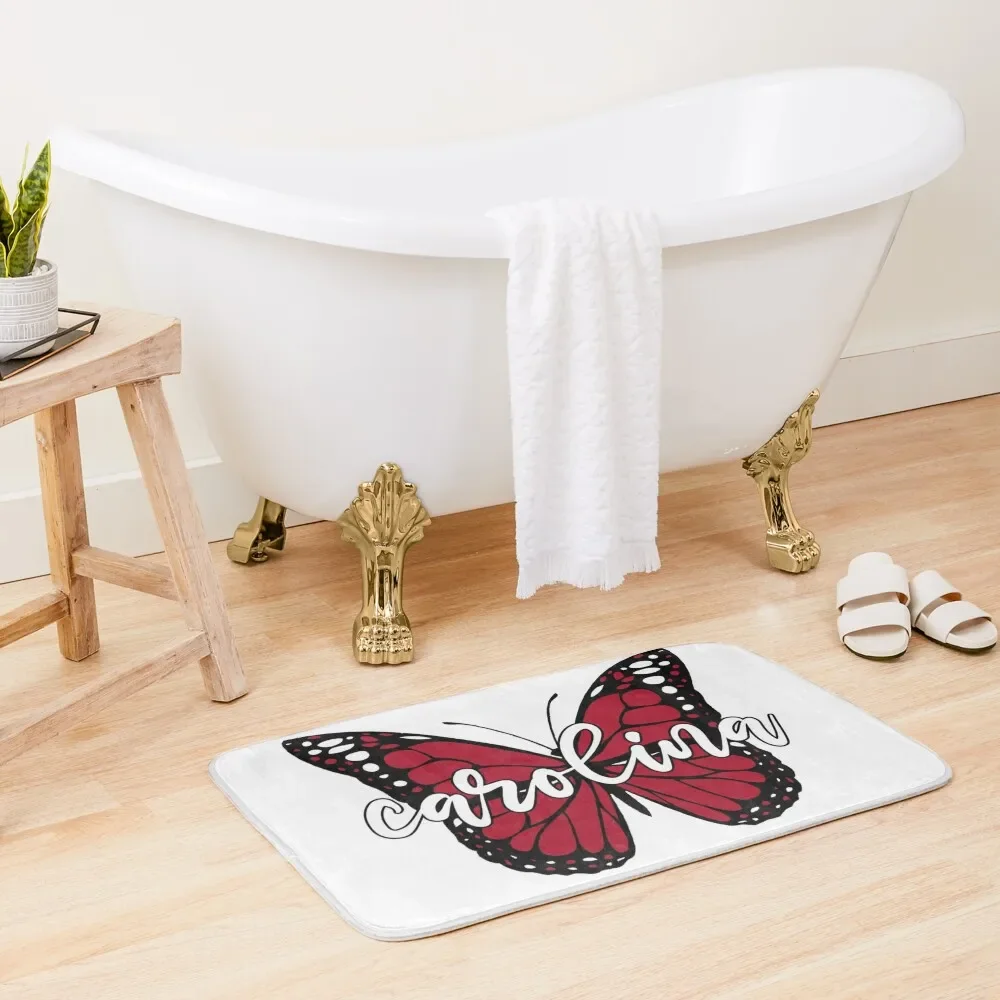 

Carolina Butterfly Bath Mat Non-Slip Bathtub Absorbent Rug Mat