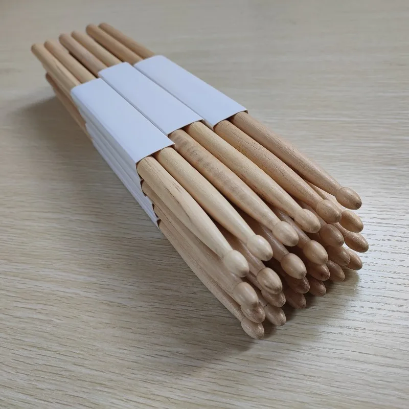 5A Walnut Drumsticks 12 Pairs for Drum Set Percussion
