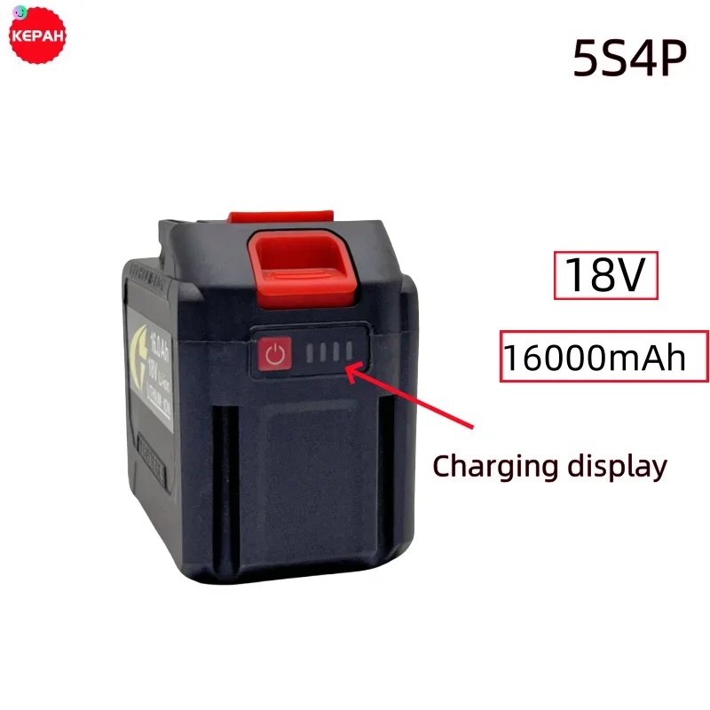 The 5S4P 18V 18650 lithium battery is suitable for the Makita 16.0Ah high current and high-power rechargeable battery. Charger.