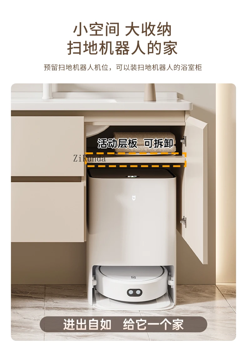 Armário de lavatório de mão integrado de cerâmica combinado banheiro lavatório armários de banheiro conjuntos de vaidade