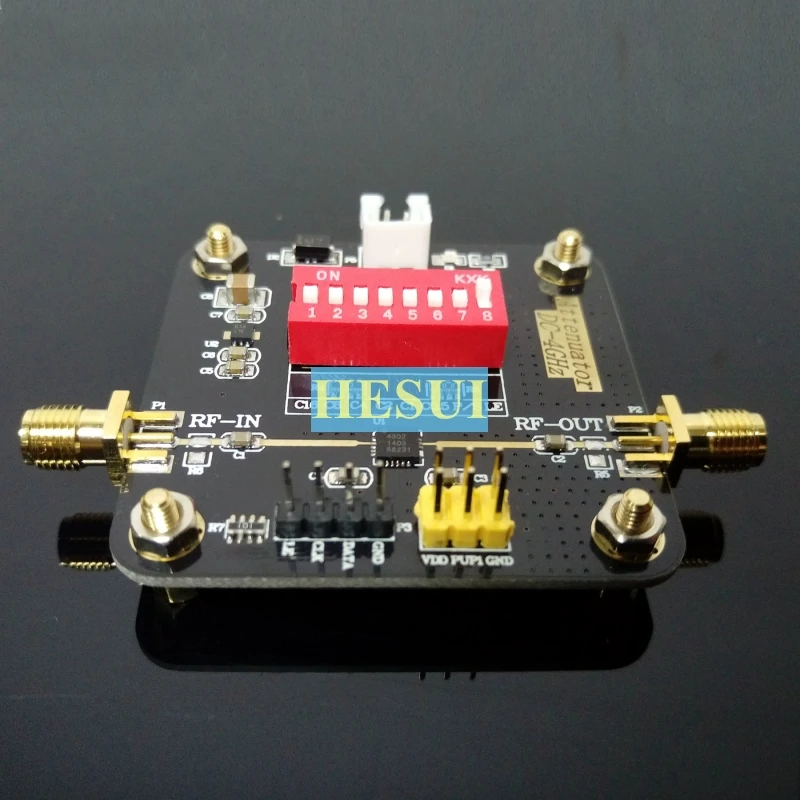 PE4302 digital radio frequency attenuator module broadband high attenuation accuracy and high linearity DC-4000MHz