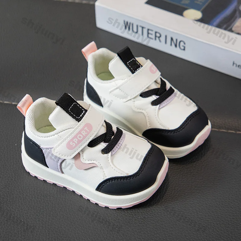 

Children's Casual Shoes 2026 Spring New Soft Sole Non Slip Platform Sneakers Lightweight Comfortable Fashion Little Kids Shoes