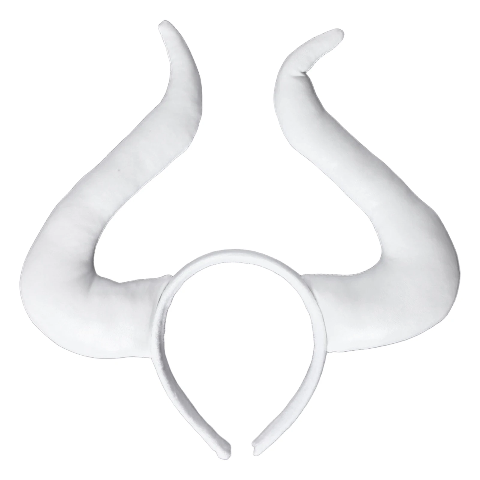Fascia per capelli unisex in corno per adulti e bambini con coda a punta triangolare Accessorio per costume cosplay per copricapo per giochi di ruolo di carnevale di Halloween