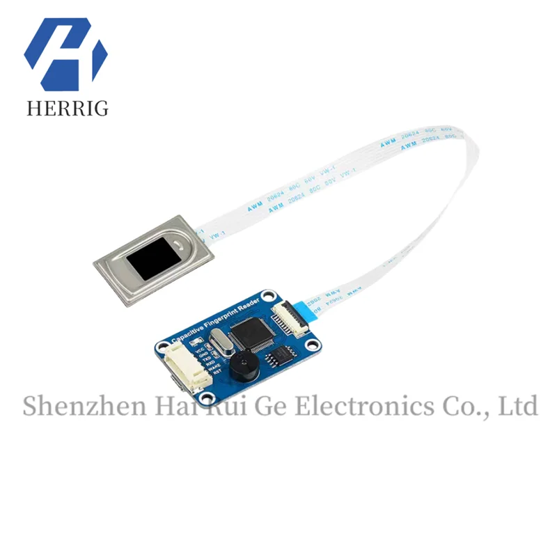 

High-precision capacitive fingerprint module, collection and recognition module, compatible with Arduino/Raspberry Pi/STM32