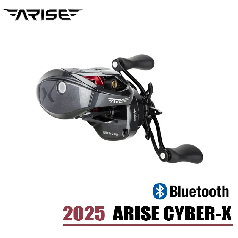

Катушка HAIBO ARISE Series 2025 CYBER-X, 182 г, 7,2:1, максимальное сопротивление, 6 кг STS 2,0, электрическая рыболовная катушка с Bluetooth самогенерацией