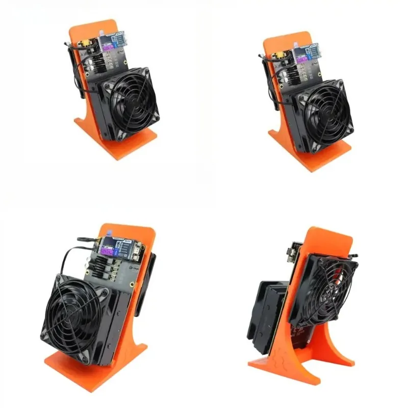 NerdMinerQaxe++ 6TH/s ASIC 비트코인 ​​채굴기 100W 저소음 로터리 솔로 채굴기 가정용 강력한 SHA-256 BTC 채굴기