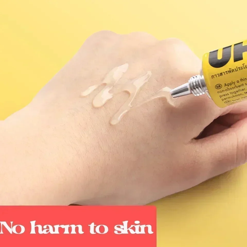 7ml/20ml/35ml/60ml German UHU Soft Clear Glue Strong Adhesive For Wig Lace Fabric Leather Wood Metal Paper Ceramic DIY Craft
