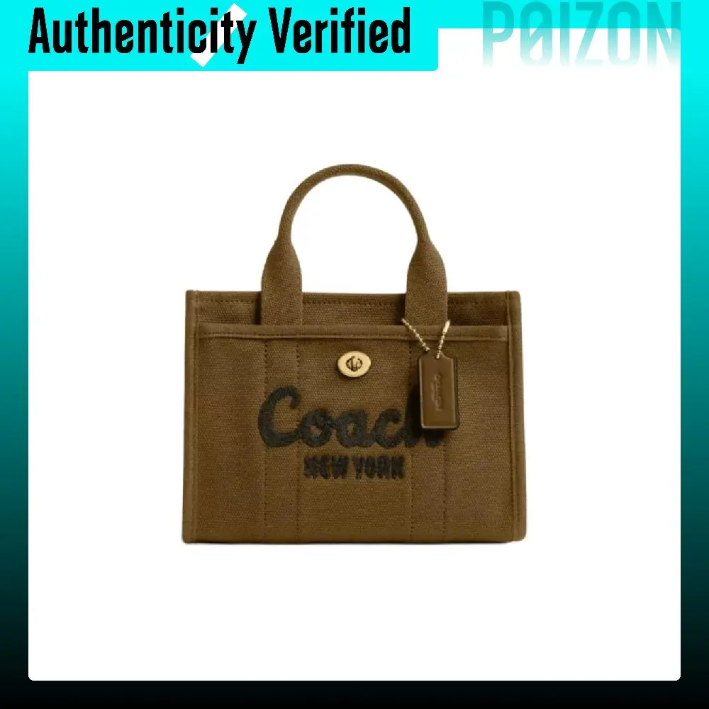 COACH Cargo Fabric One Shoulder Handbag Small Women's Olive CZ098-B4OL