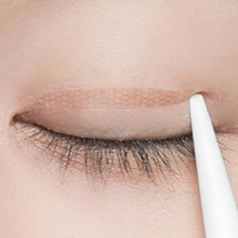 Onzichtbare Vouw Dubbele Ooglidsticker Helder Beige Streep Zelfklevend Natuurlijk Rose Goud Dubbel Ooglid Patch Oogtape Make-up Tool