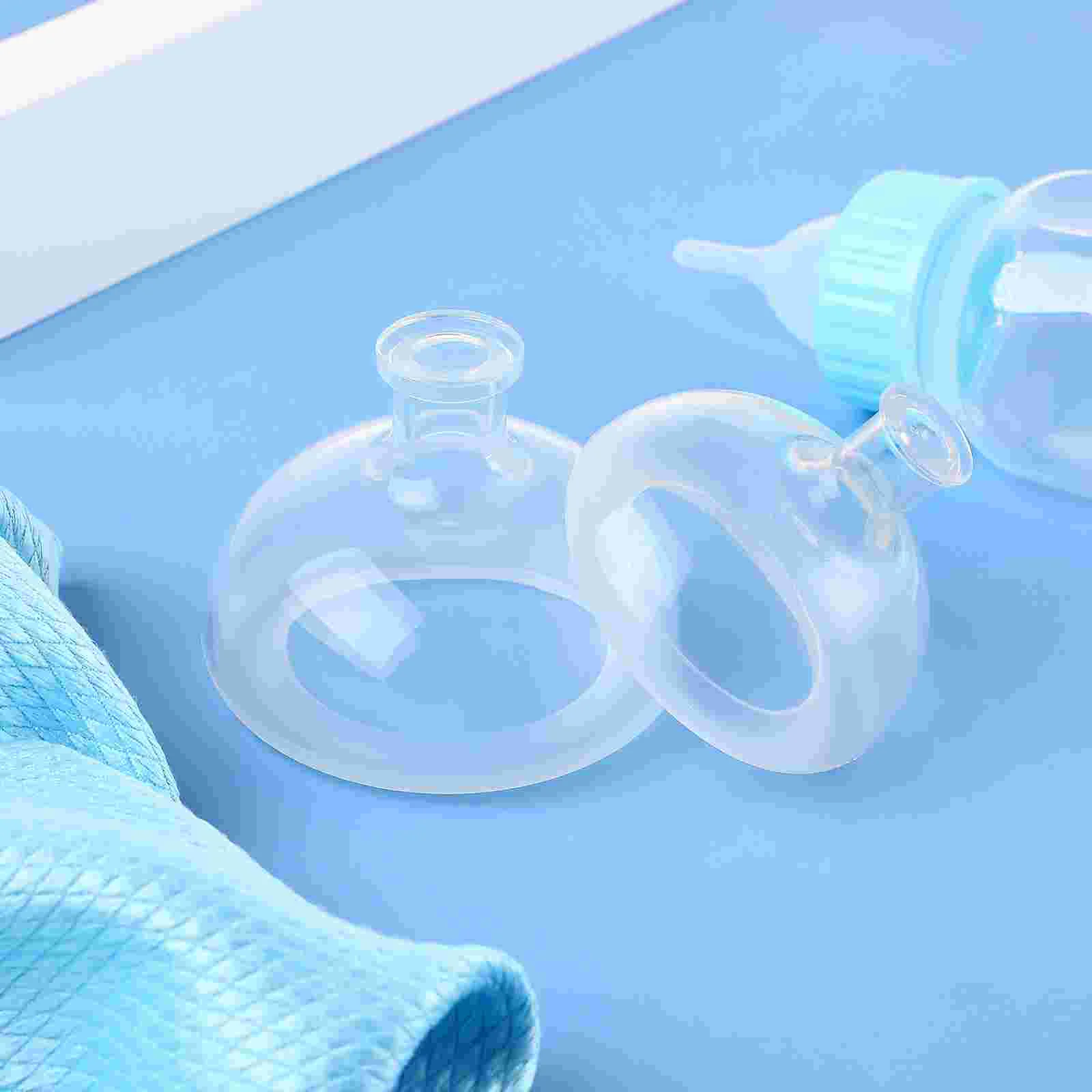 2 Pcs Massage Cup Baby Phlegm Device Mother Sputum Remover Silica Gel Chest Percussion for Burping Tools