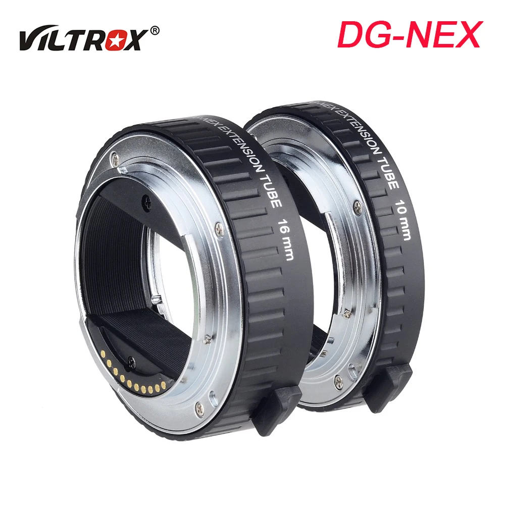 Viltrox DG-NEX Auto Focus Macro Extension Tube Lens Adapter for Sony E Mount Camera A9 A7II A7RII A7SII A6500 A6300