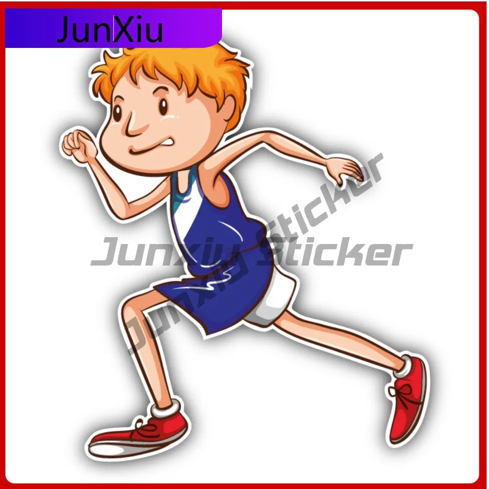 Kid Runner Car Hot Limited Durable Modern Truck Decal Sticker Waterproof Vinyl Laptop Window Bumper Auto Exterior Gift Decor