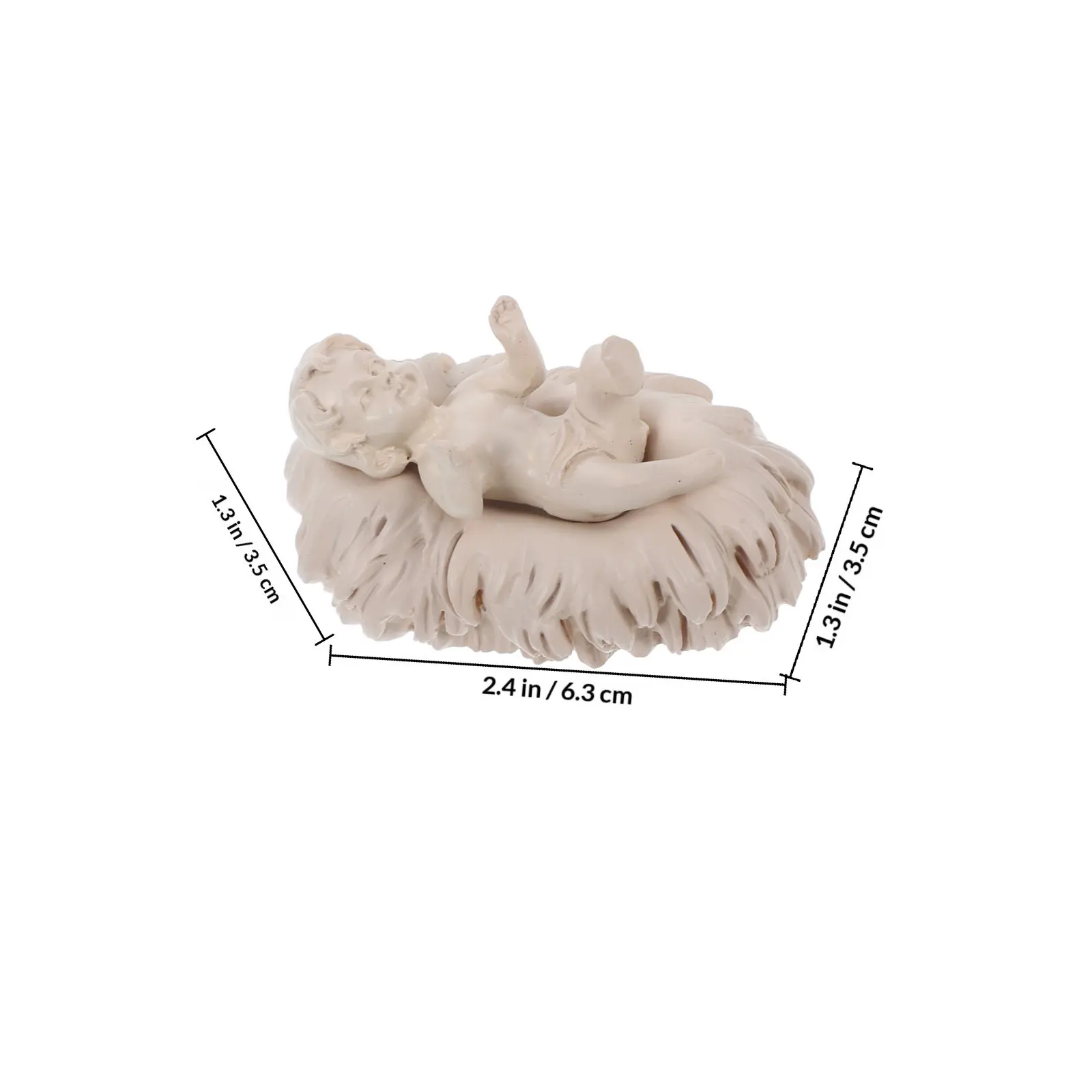 Christmas Ornaments Jesus Figure Statue Figurine Figures Resin Decoration Desktop