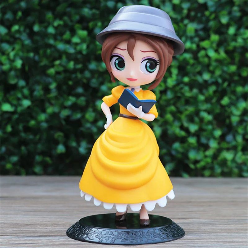 Figura Coleccionable Q Posket de Rapunzel con Ojos Grandes, Princesa Sirena, Muñeca de Anime de PVC, Versión Coleccionable, Juguete, Regalo de Cumpleaños