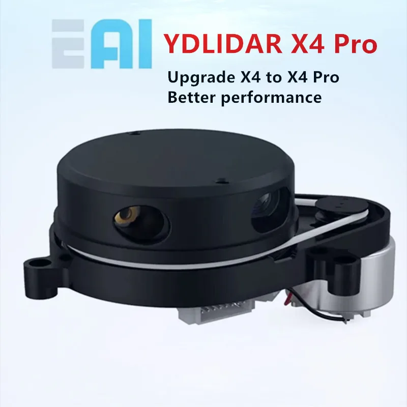 YDLIDAR X4 pro LIDAR Laser Radar Scanner Ranging Sensor Module 10 meters 5KHz Ranging Frequency EAI YDLIDAR-X4 for ROS