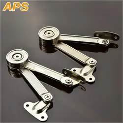 1pcs Zinc Alloy Steel Adjustable Stays Door Lift Support Furniture Stay Support Hinge Cabinet Door Kitchen Cupboard Hinges