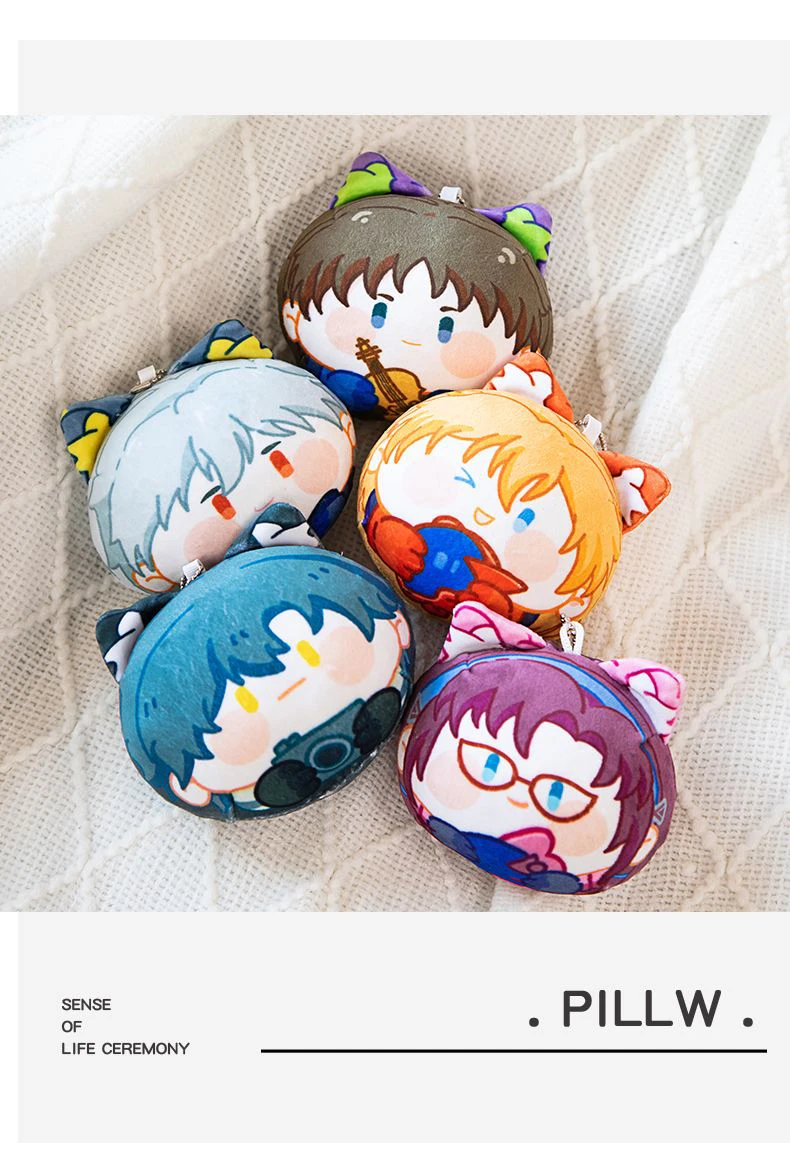 Niedliche Neon Genesis Evangelion Plüschpuppe Asuka Langley Soryu Kreatives Cartoon-Stofftier Dopamin-Komfort-Plüschkissen Geschenke – Detail 12