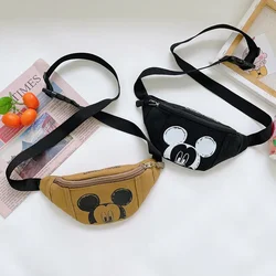 Disney-Bolso pequeño de Mickey mouse para niña, bandolera sencilla coreana, informal, a la moda