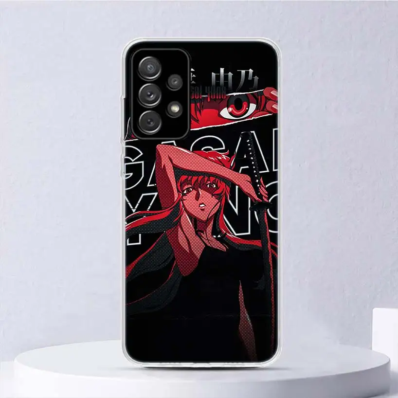 Mirai Nikki Gasai Yuno Anime Soft Case For Samsung Galaxy A15 A14 A13 A12 A55 A54 A53 A52 Phone Cover A35 A32 A33 A25 A23 A22 A0