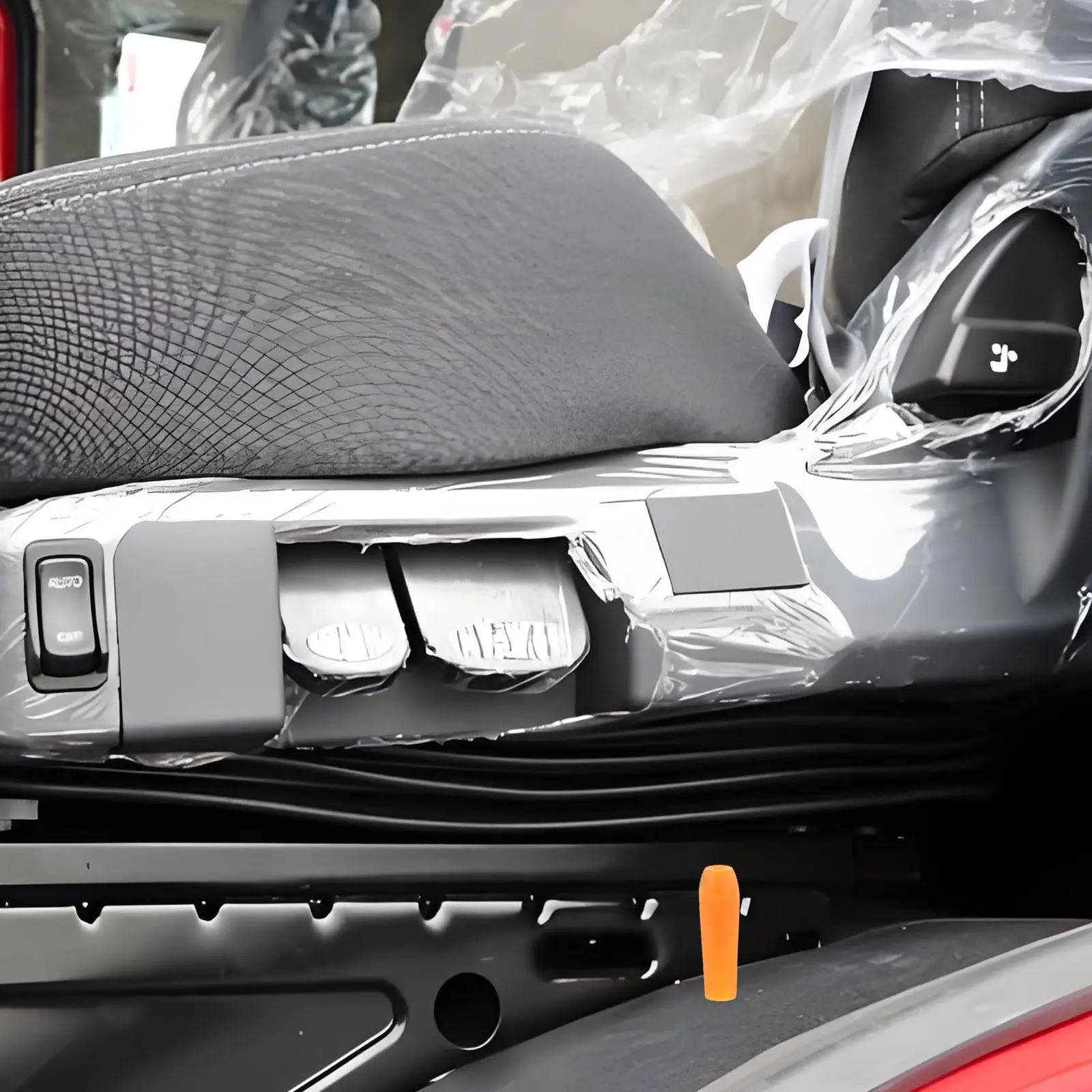Truck Seat Height Locking Handle Lever Ergonomic Design for Stable Seat Position Adjustable for Heights