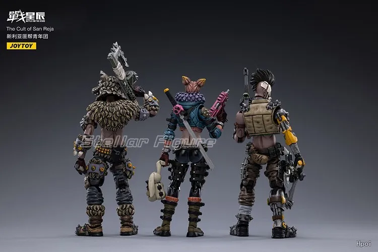 【SF】JOYTOY 1/18 figura de acción el culto de San Reja-Jack Neil Ailie modelo juguetes regalos colección adornos