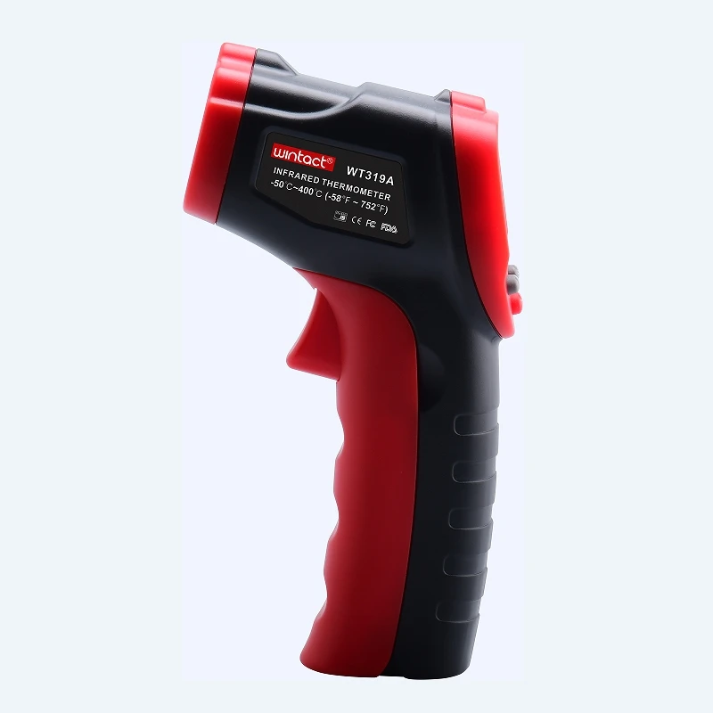 Wintact 600/400 Degrees Celsius Infrared Laser Thermometer Non-contact High Temperature Measuring Gun LCD Industrial Pyrometer