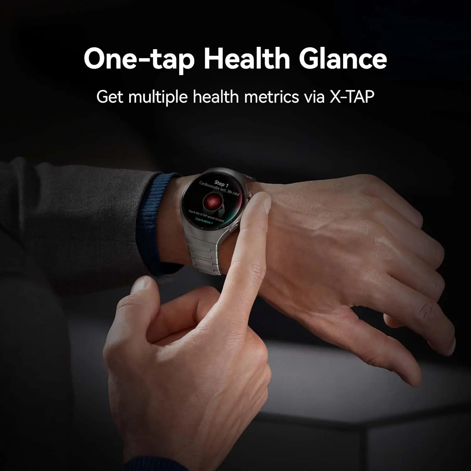 HUAWEI WATCH 5 ساعة هواوي 5، ساعة eSIM الذكية، X-TAP متعددة الاستشعار، Health MOT، ساعات الجري، الأكسجين في الدم في الوقت الحقيقي، iOS وAndroid