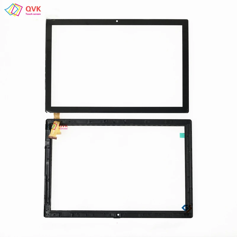 Capacitivo Touch Screen Digitizer Sensor, Painel de vidro externo, 10.1 ", P, N, V2.0, HZYCTP-102458