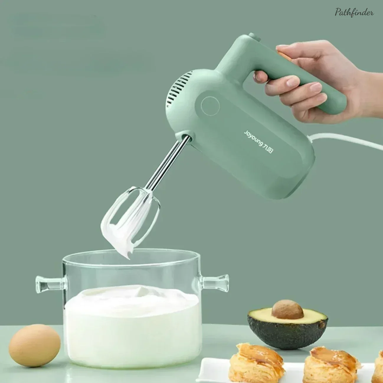 

Household Electric Egg Beater: For Baking. Whips Cream. Cake Cream Mixer. New Style Cream Machine.