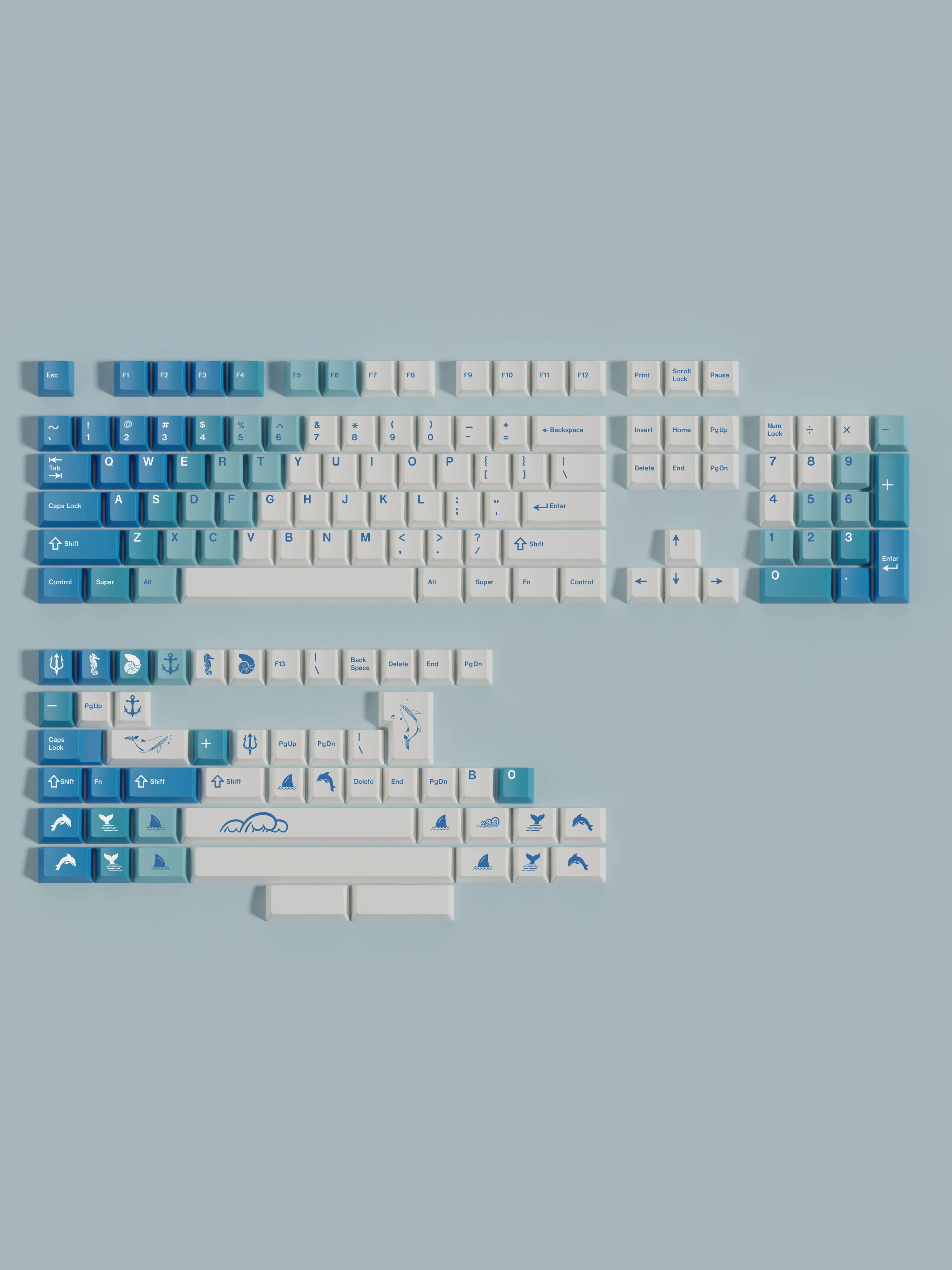 

Bigpool Keycap 155 Keys PBT Keycaps Cherry Profile DYE-SUB Personalized For Mechanical Keyboard