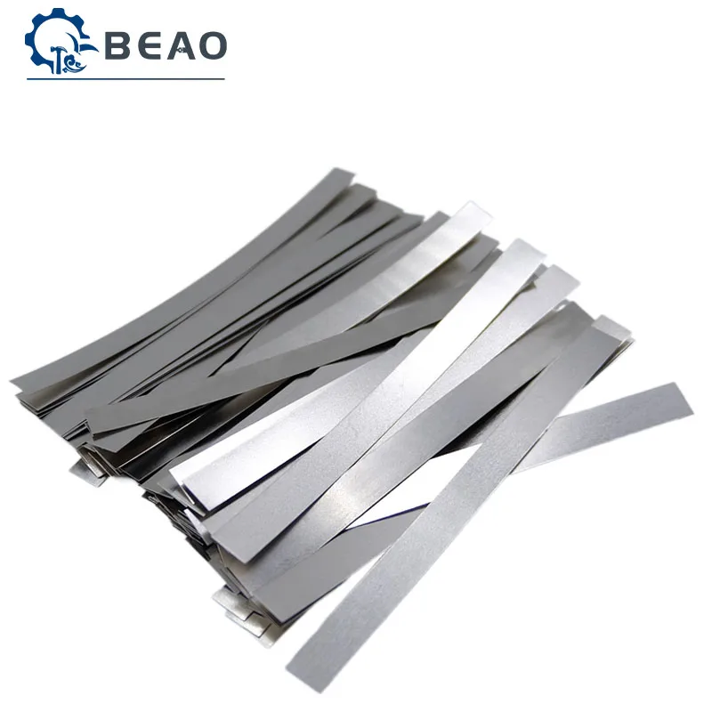 Nickel Plated Steel Strip Connector Nickel-Plating Strap Sheets 18650 Li-ion Battery Belt Spot Welding Machine Welder