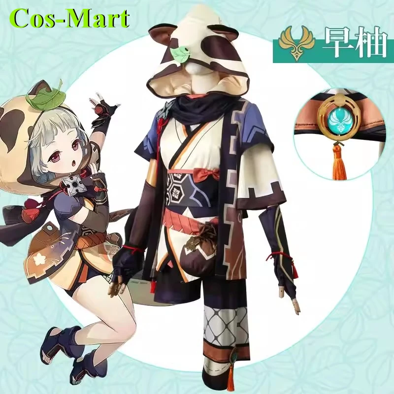 

Cos-Mart Genshin Impact Sayu Cosplay Costume Sweet Cute Uniform Dress Full Set Female Party Role Play Clothing Game Hallowmas