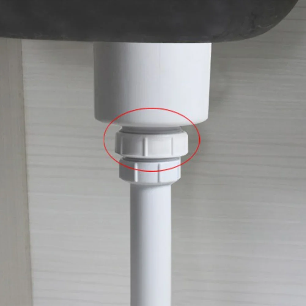 Trap Waste Extension 1-1/4" To 1-1/2" For Bath Shower Kitchen Sink Thread For Bath Shower Trap Waste Extension