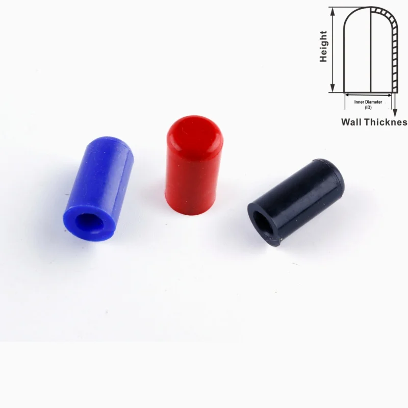 

3PCS Auto Rubber Blanking Cap Silicone Universal Intake Vacuum Hose vacuum plug Tube End Bung ID 4mm 6mm 8mm 10mm 12mm