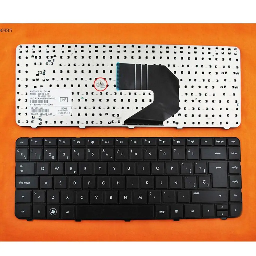 SP Spanish Keyboard High Quality Laptop Repair Component Black for HP Pavilion G4 G6 CQ43 CQ57 430 630S Notebook