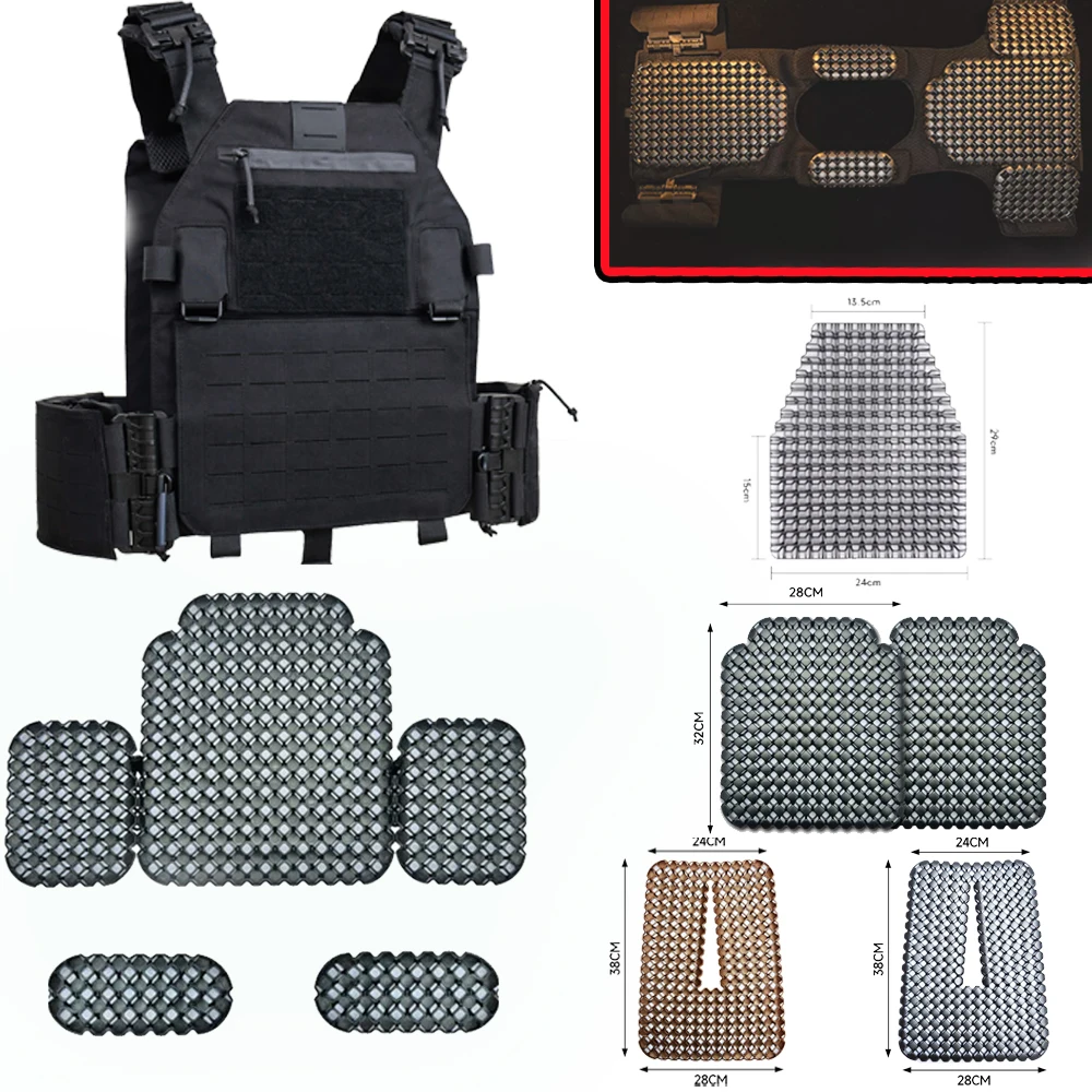 

Tactical Vest Cooling Pad 3D Breathable Plate Carrier Insert Sweat Relief Shoulder Pads Quick Release Combat Vest