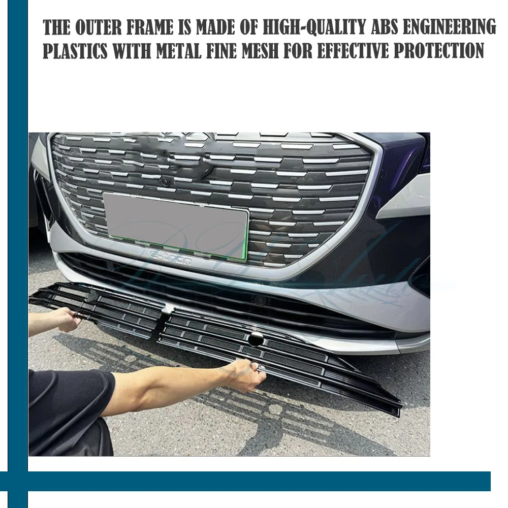 Car Grille Mesh For Audi Q4 e-tron F4 2022 2023 2024 2025 2026 Anti-dusty Pad Air Intake Insect Net Grille Dust Auto Accessories view 5
