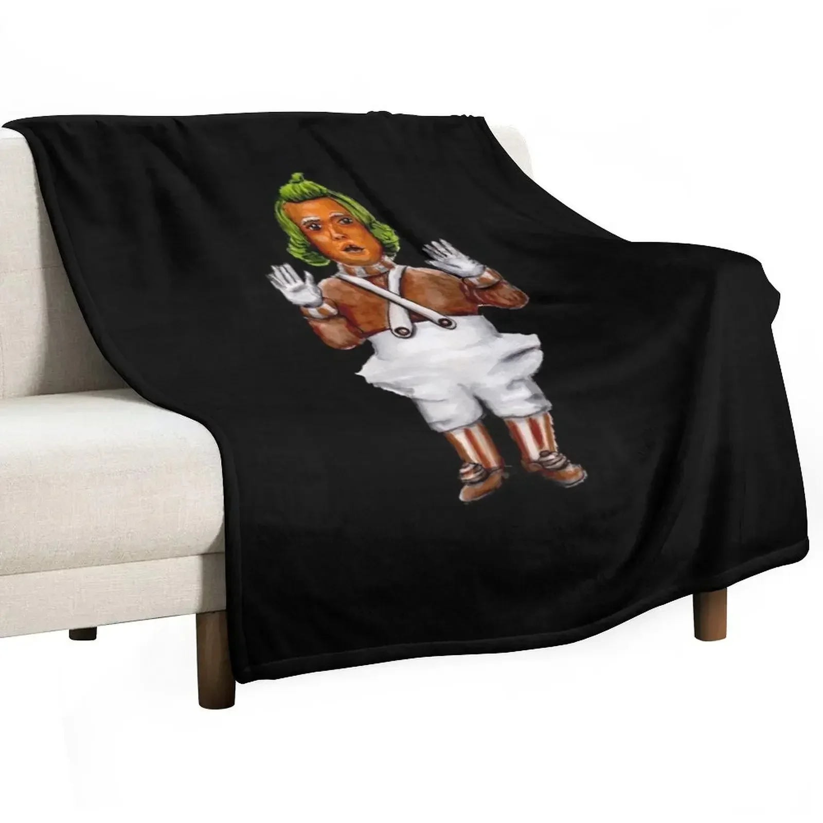 Oompa Loompa Doompity Doo Throw Blanket Plaid Travel Furrys Blankets