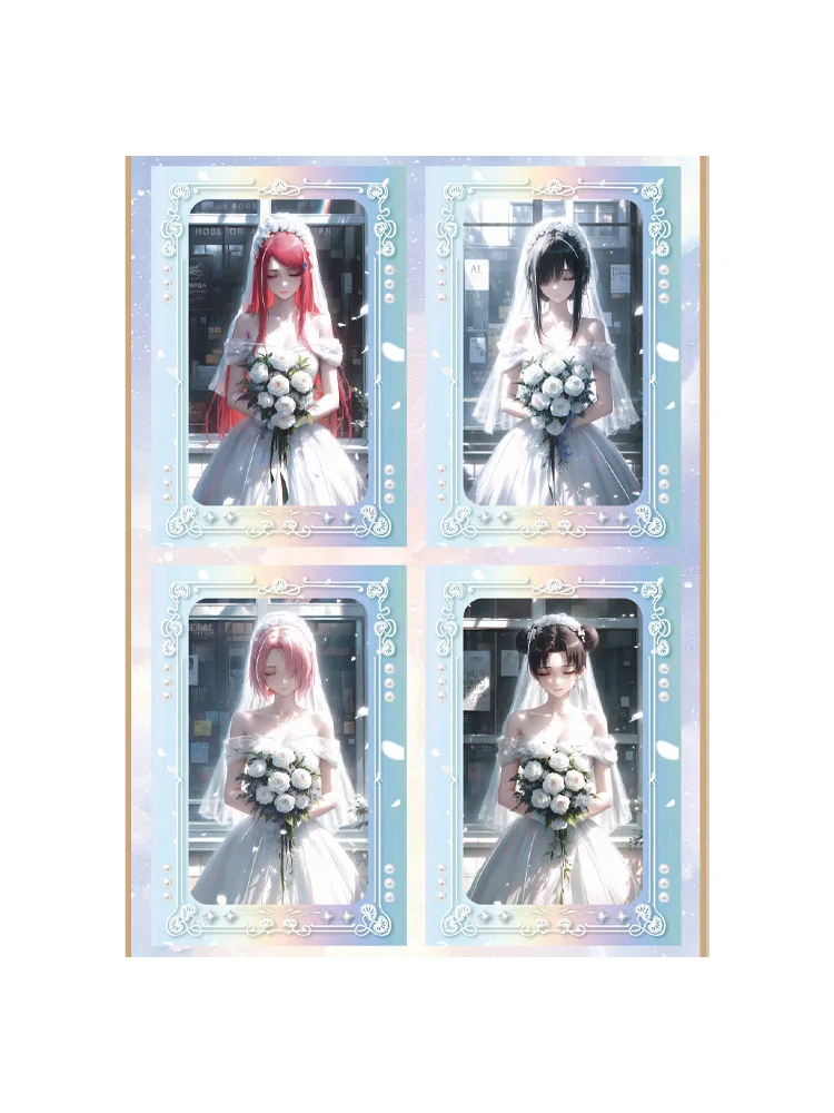 도매 2025 무한 나루토 A5 사이즈 컬러 종이 첫 번째 카드 ACG CCG TCG 취미 선물