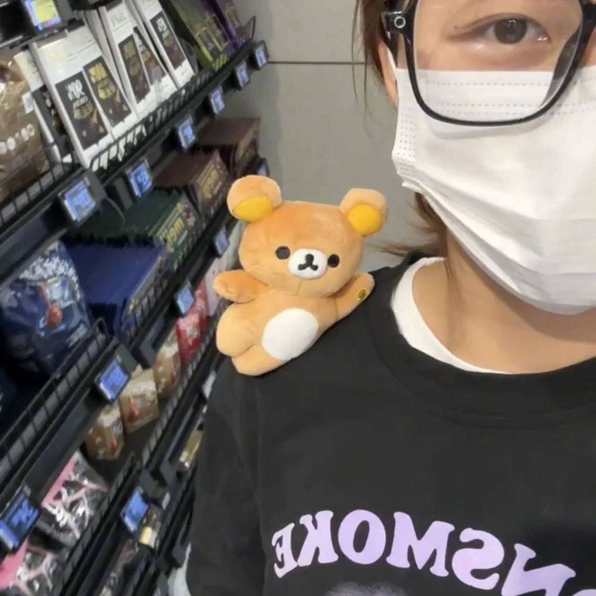 Rilakkuma magnetische pluche beer schattige liggende pose koelkastmagneet schattig cartoon cadeau voor vrouwen meisjes verjaardag