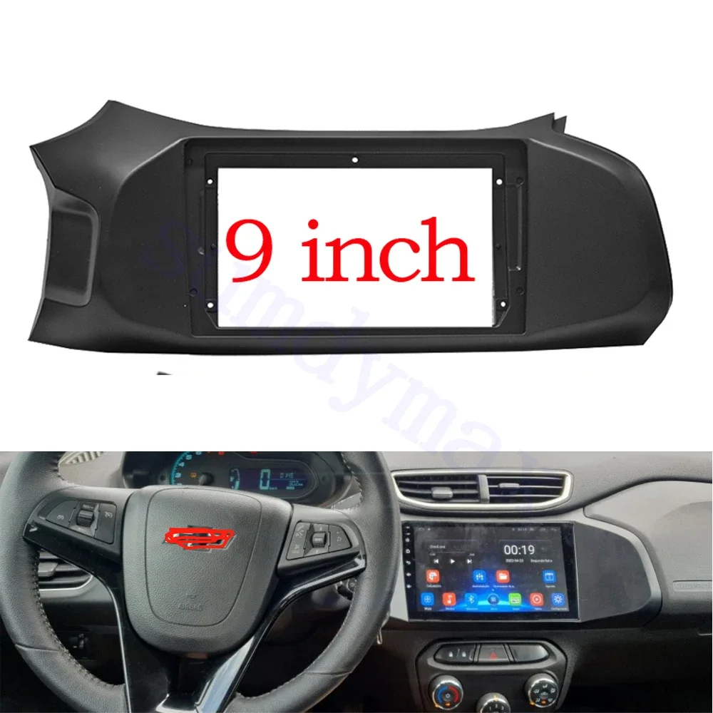 

9inch 2 Din Car Radio Fascia For Chevrolet Onix 2012-2019 Android Big Screen Audio Dash Fitting Panel Kit