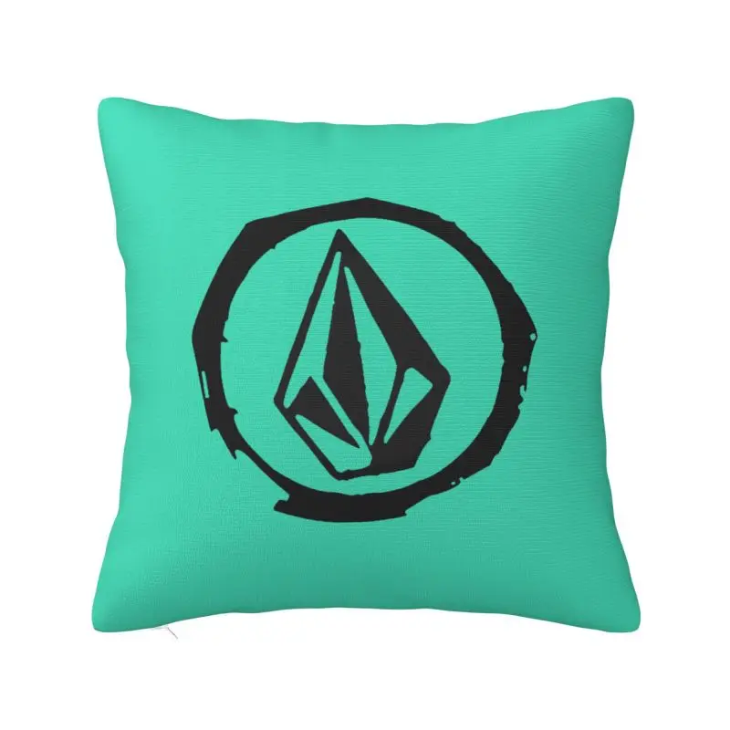 

Custom Volcoms Skate Diamond Stone Pillow Case 40x40cm Modern Cushion Cover Velvet Pillowcase