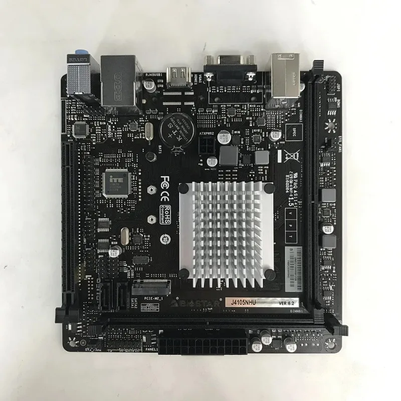 Mini carte mère ITX pour processeur Quad-core In-tel BIOS-TAR J4105NHU 4125